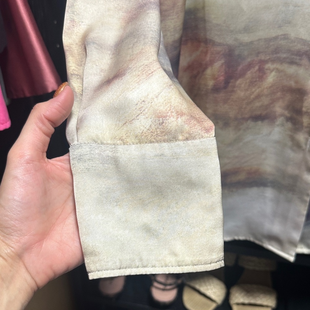 Earthy Colors Button down Shirt - image 3